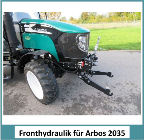 Fronthydraulik für Arbos 2035