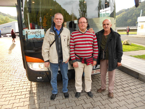 En CROATIE, avec les musiciens NINO et JEAN PAUL