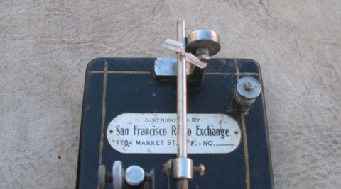 * San Francisco Radio Exchange plate