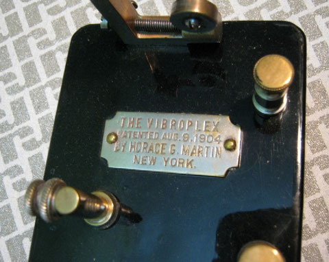 Martin Vibroplex 1905 - Targa tipo A1