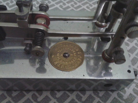 Late Pendograph No.3 - particular of round plate.