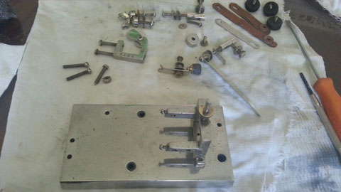 F.A. Wilcox, all parts ready to reassemble