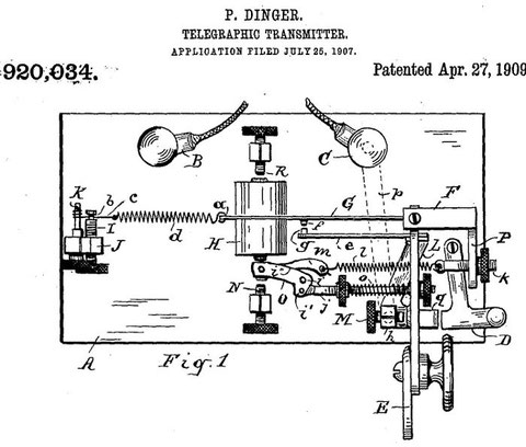 D&K  monolever key Patent - 1909.