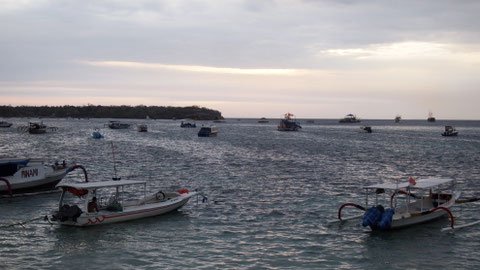 Boats waiting for action