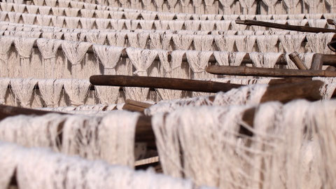 Cotton fibre, Mandalay, Myanmar