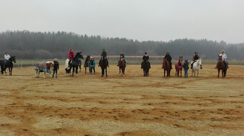 Reitplatzeröffnung 01.01.2016