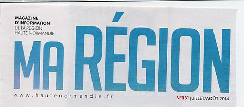 titre le journal de la Normandie ! mais attention : celui de la "Haute", car nous sommes encore à l'heure d'hiver !