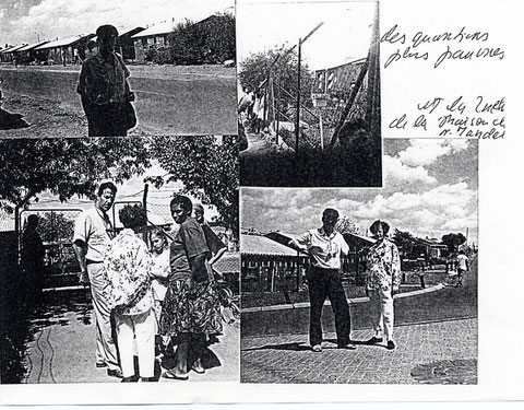 et à Soweto il était là, avec Horatius qui nous servait de guide à travers Soweto ... et c'est lui, "Roy" qui nous prit en photo , ma femme et moi, devant la maison de Nelson, quand nous avons "sonné "chez lui ...