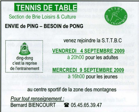 SEPTEMBRE 2009