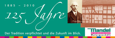 Bilderkollage zum 125jährigen Betriebsjubiläum 2010