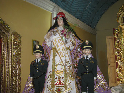 Santa Ursula con sombrero de Cabanaconde