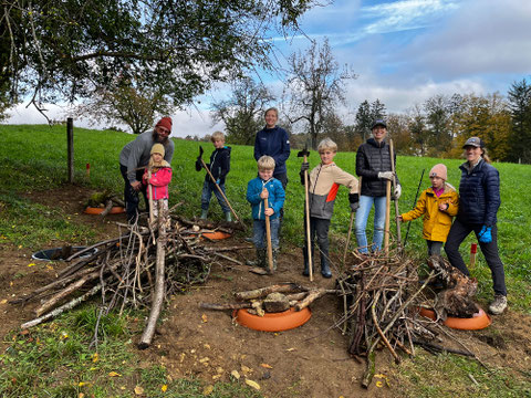 Abb. 4. Vereinsanlass am 30. Baselbieter Naturschutztag, Foto: Fabio Di Pietro
