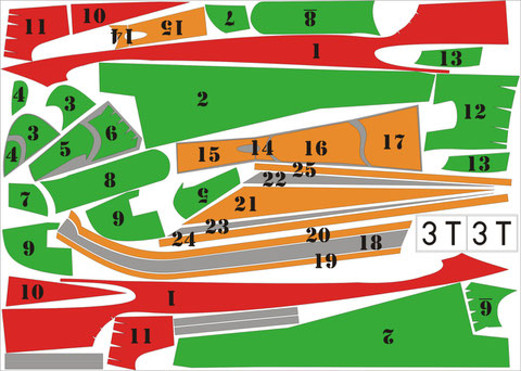 TBD-1 Devastator Masking Set Layout