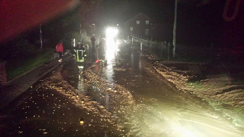 Einsatzstelle in Venhyde