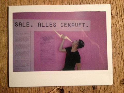 Workshopausstellung "Sale. Alles gekauft."