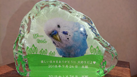 ペットのメモリアルプレート お位牌(お客様の声)