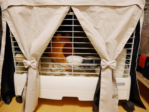 小鳥用おやすみカバー 鳥かごおやすみカバー おやすみカバー お休みカバー ゲージカバー 遮光カバー サークルカバー 手作り 夏 ヒーター