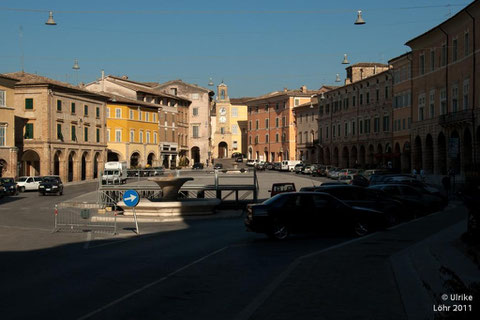 Piazza del Popolo in San Severino