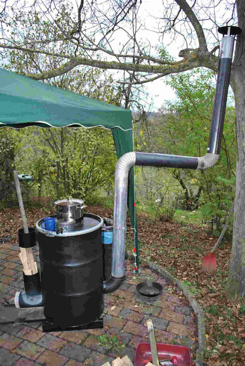 Rocket Stove im Outdoor-Einsatz