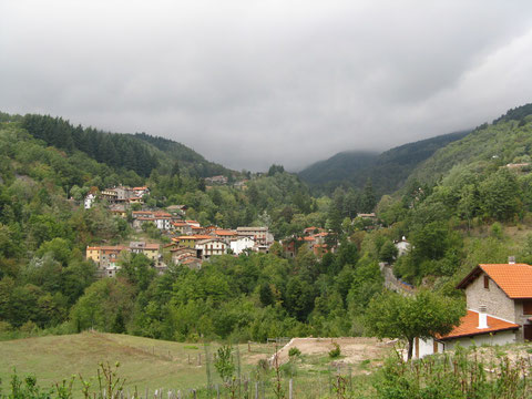 Blick zurück nach Badia Prataglia