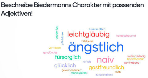 Mentimeter-Brainstorming zum Einstieg als Grundlage für die anschließende Diskussion 