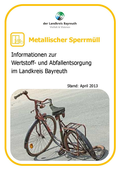 Metallischer Sperrmüll - Stand 04-2013 - S. 1/4