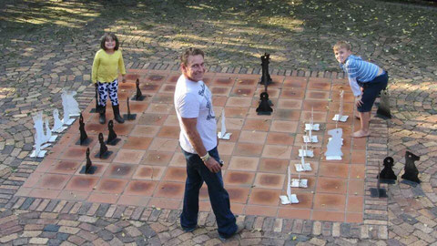 Big chess at the Lodge (day visitor fees apply)