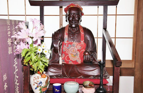 Binzuru at Daisenji Temple, Niigata, Japan.