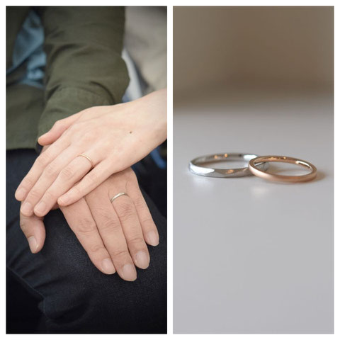 北見市　K様ご夫妻の結婚指輪　FUTARIYA