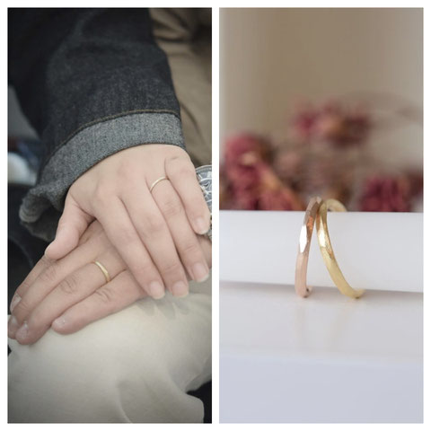 愛別町　O様ご夫妻の結婚指輪