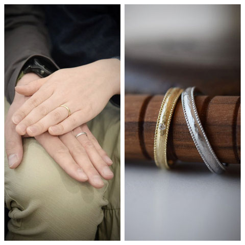 旭川市　K様ご夫妻の結婚指輪