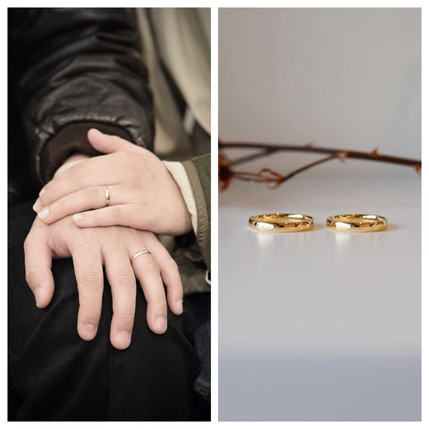 当麻町　K様ご夫妻の結婚指輪