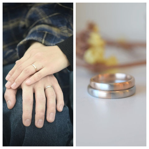 旭川市　T様ご夫妻の結婚指輪　FUTARIYA