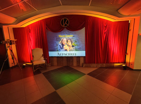 Aufschrei - Projektion im Kulturquartier Bayreuth