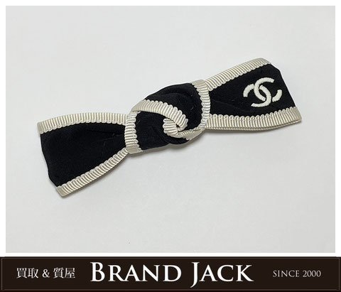 シャネル バイカラー リボンバレッタ 25Vを高価買取｜仙台