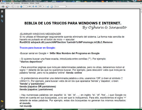 trucos xp