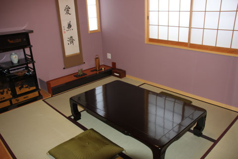 和室８畳。着替えにも使えます