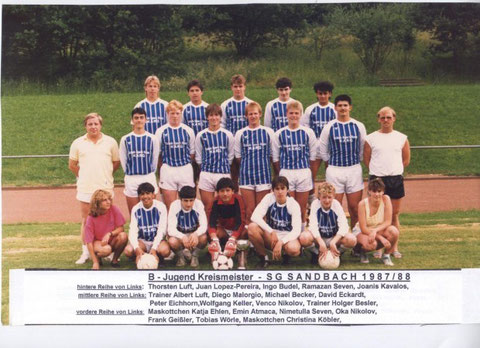SGS BJ Kreismeister 1987 / 88