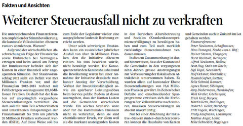Quelle: Schaffhauser Nachrichten, 13.02.2013