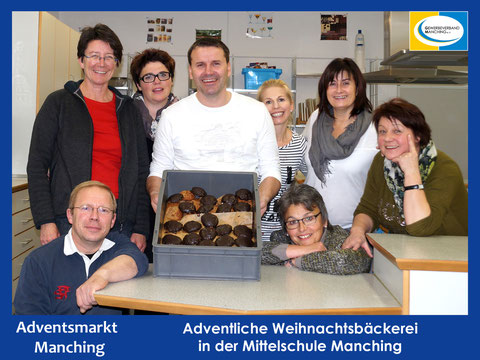 Adventliche Weihnachtsbäckerei in der Mittelschule Manching - Klick zum Vergrößern