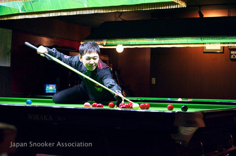 優勝の福田豊　Photo : Japan Snooker Association（以下同）