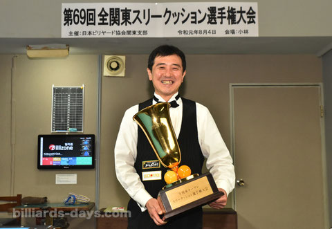 前回大会（2019年・第69回）覇者の梅田竜二