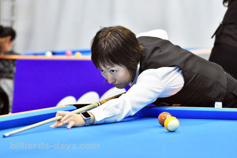 栗林美幸　※2017グリ国際9ボールにて