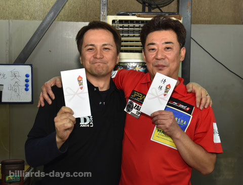 GPE-7東北予選ファイナリスト：千葉達（右）が通過、奥崎誠アマ（左）が2位