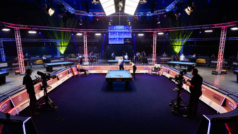 © Matchroom Pool 2021 　↑2021年世界選手権（イギリス）