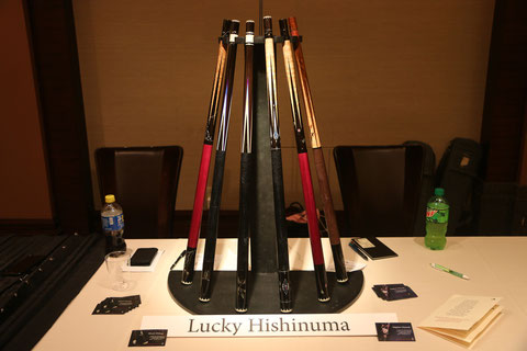 ILCは、Lucky Hishinuma名義でキューメーカーとして展示