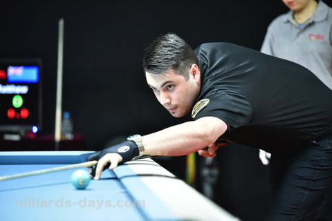 P&BオーナーのMatt Edwards　※2018 China Openにて