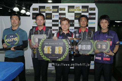 Lo Li-wen(center) won JPBA Grand Prix East stop#6 in Tokyo