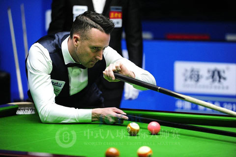 前々回、前回優勝。今回3位のG・ポッツ（イングランド）Chinese 8-Ball Masters © Sun Xiaoguang