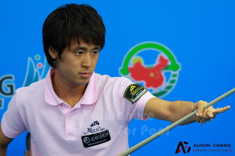 Hayato Hijikata, photo courtesy of Taiwanese Passion for Pool